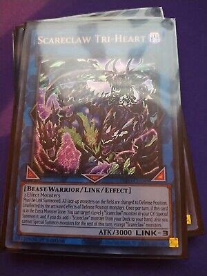 Yu Gi Oh TCG Scareclaw Tri Heart Dimension Force DIFO EN049 1st