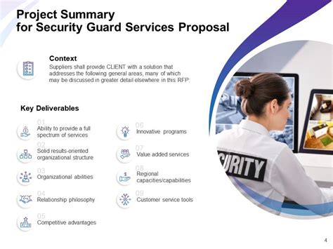 Security Guard Services Proposal Template Powerpoint Presentation Slides Powerpoint