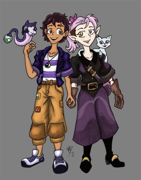 Luz and Amity S3 Coloured by Scorpius007 on DeviantArt