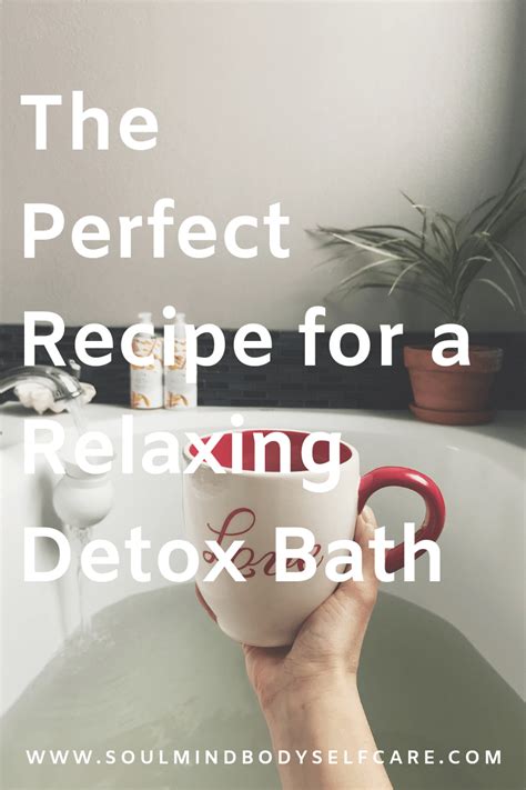 The Perfect Recipe For A Relaxing Detox Bath Plus The One Thing I Do