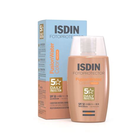 Isdin Ecran Solaire Fusion Water Teintee Medium Spf Ml Parawellness