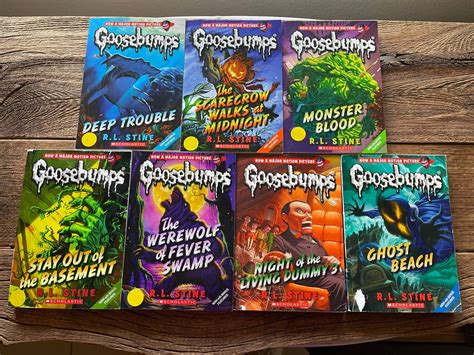 Goosebumps Books You Choose Rl Stine Etsy