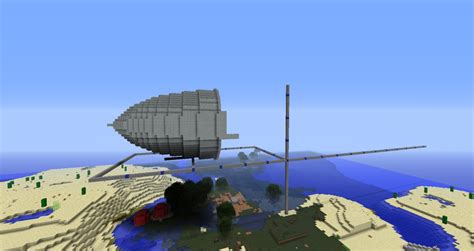 Lz 129 Hindenburg Airship Minecraft Map