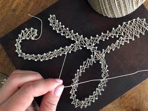 The Project Lady Diy Nail And String Art Tutorial