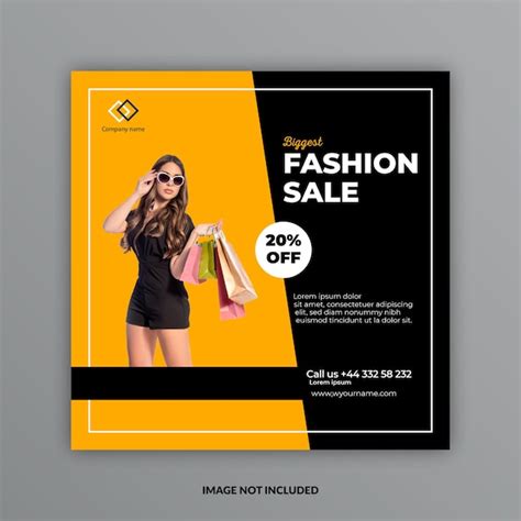 Premium Vector Fashion Sale Social Media Template