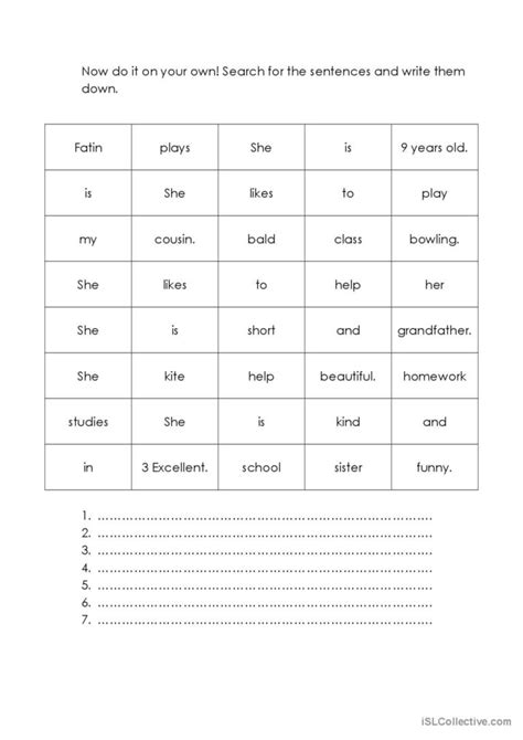 English ESL Worksheets Activities For Distance Learning And Physical