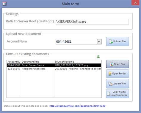 Vba Creating A Document Database Using Microsoft Access Stack Overflow