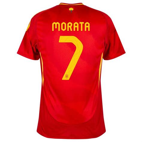 Maillot Espagne Domicile Morata Foot Soccer Pro