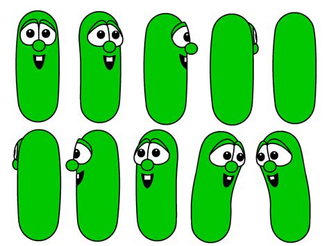 Veggie Tales - Larry the Cucumber views by Magic-Kristina-KW on DeviantArt