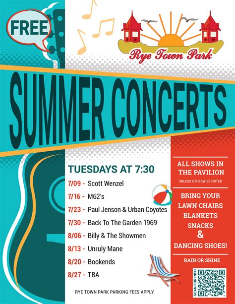 Rye Town Park Announces 8 Week Summer Concert Lineup