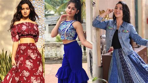 Avneet Kaur Vs Jannat Zubair Vs Ashnoor Kaur Which Diva Nailed The Long Skirt Look Iwmbuzz