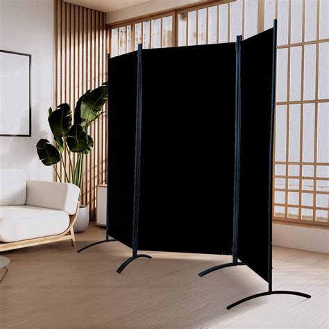 Room Divider Portable Office Divider,Convenient Movable(3-Panel ...