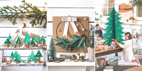 Idées créatives pour des décorations de Noël en carton Des projets