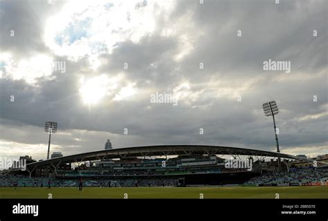 A view of the sky above The Kia Oval Stock Photo - Alamy