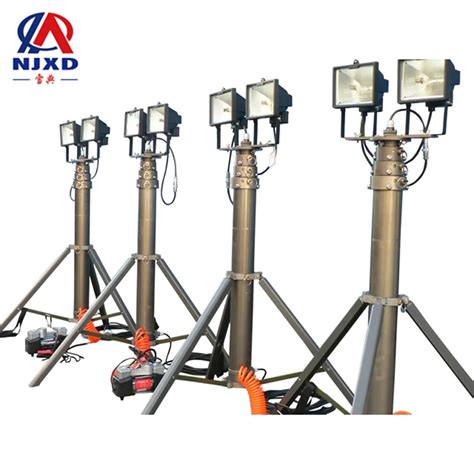 M Portable Lighting Telescopic Mast Nanjing Xuedian Lighting Co Ltd