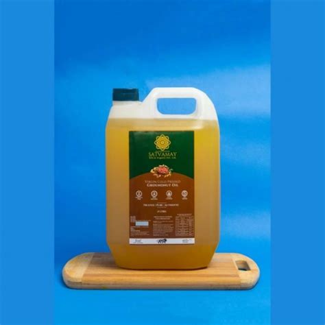 Groundnut Oil Virgin And Wood Pressed Oil Satvamay Oils And Organic Pvt Ltd