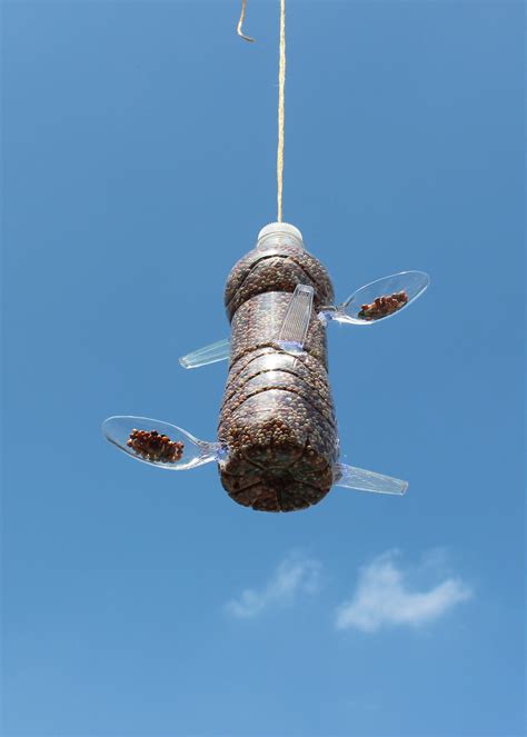 Homemade Bird Feeders From Plastic Bottles