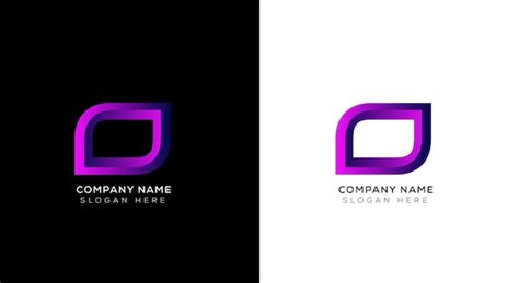 Premium Vector | Colorful letter o logo design with black and white ...