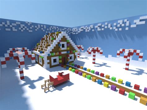 Minecraft Village Christmas Wallpapers - Wallpaper Cave