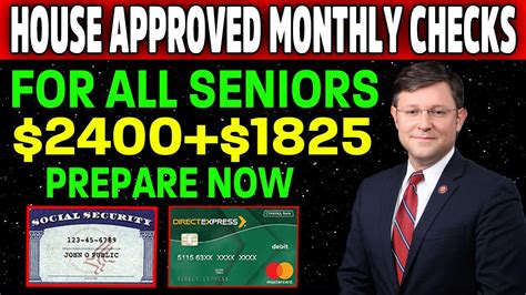 House Approved 2400 200 Mo Checks Approved For All Seniors On