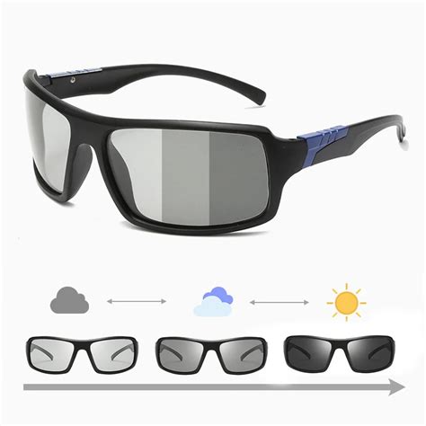 Photochromic Sunglasses Men Women Polarized Chameleon Glasses Driving