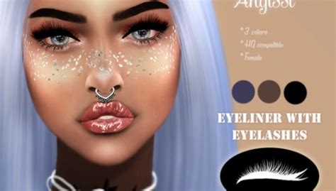 Eyeliner With Eyelashes Mod V Dm Mod