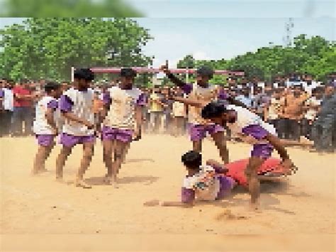 Sandeda Became The Winner In The Mens Shooting Volleyball Bagdwa Team