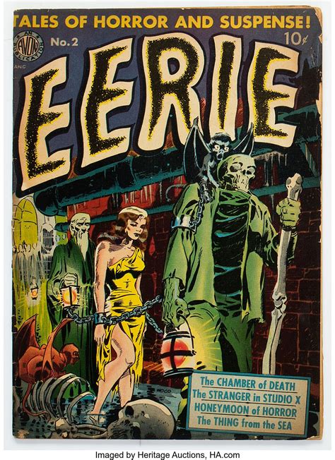 Avon S Iconic Pre Code Horror Series Eerie Up For Auction