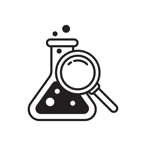 Scientific Research Icon In Black Style Vector Art At Vecteezy