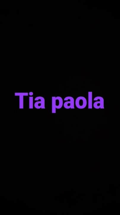 Tía Paola Youtube