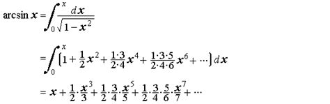 Solution Of Arcsin Series