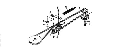 Craftsman Lt2000 Mower Drive Belt Diagram - Diagram Niche Ideas