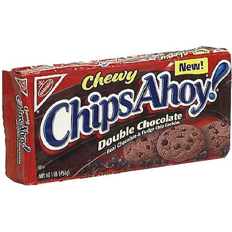 Chips Ahoy Chewy Cookies Double Chocolate And Fudge Chip Chocolate