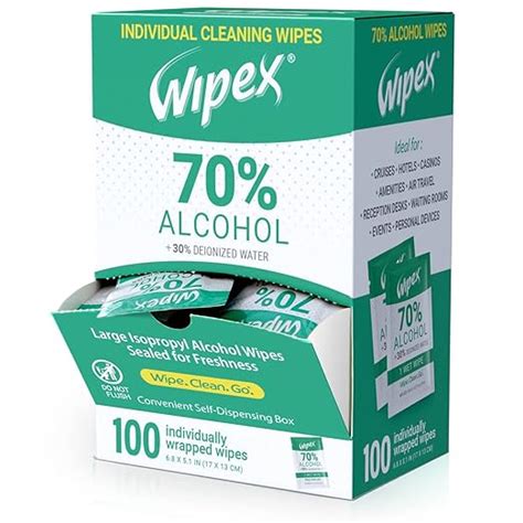 Amazon Wipex Isopropyl Alcohol Ipa Wipes Large