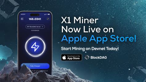 Mobile Mining Revolution BlockDAG X1 App Hits App Store Bringing