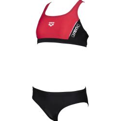 Arena THRICE Bikini Kinder Black Anguria White