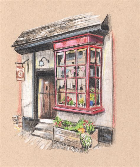 Shop Front Window Sketchpad On Tour