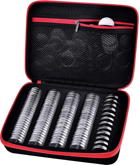 Pieces Mm Coin Capsules Coins Holder Collector Case For Coin