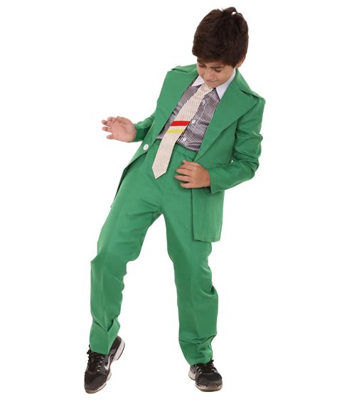 Child Green Singer Costume Halloweenpartyonline