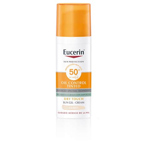 Huile Protection Solaire Toucher Sec Gel Cr Me Couleur Spf Eucerin