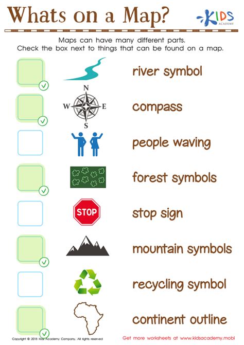 Map Keys Worksheet for kids - Answers and Completion Rate - Worksheets Library