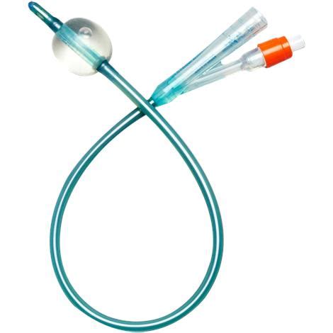 Medline Silvertouch Two Way Silicone Straight Tip Foley Catheter