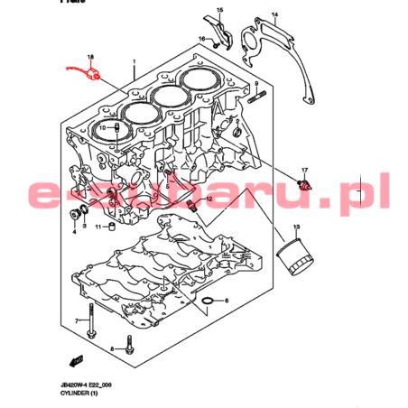 18640 78G00 SUZUKI CZUJNIK SPALANIA STUKOWEGO GRAND VITARA ALTO JIMNY