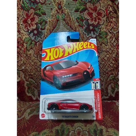 Jual Hot Wheels Bugatti Chiron Merah Shopee Indonesia
