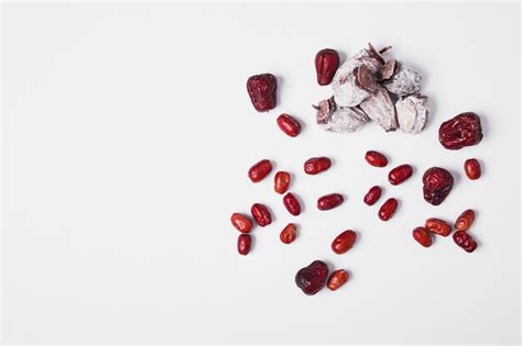 Free Photo Dry Fruits On White