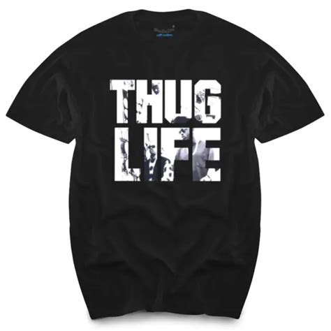 NEW 2PAC THUG Life T Shirt Rap Tupac Amaru Shakur Makaveli Outlaw Hip