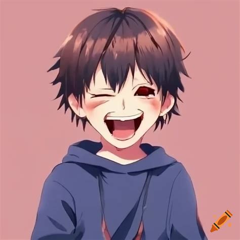 Anime Kid Laughing Uncontrollably