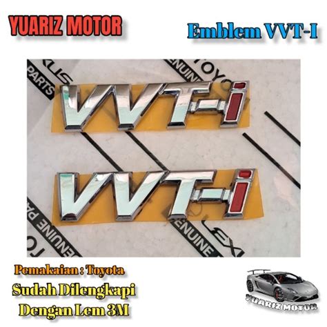 Jual Logo Emblem Vvt I Kecil Original Shopee Indonesia