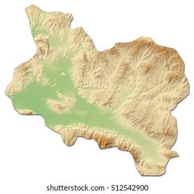 Relief Map Manisa Turkey 3drendering Stock Illustration 512542900 ...