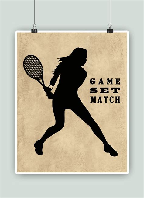 Tennis Art, Tennis Print, Tennis Decor, Tennis Poster, Sport Decor ...